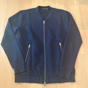 j Lindberg Full Zip Bomber Jacket Size xl